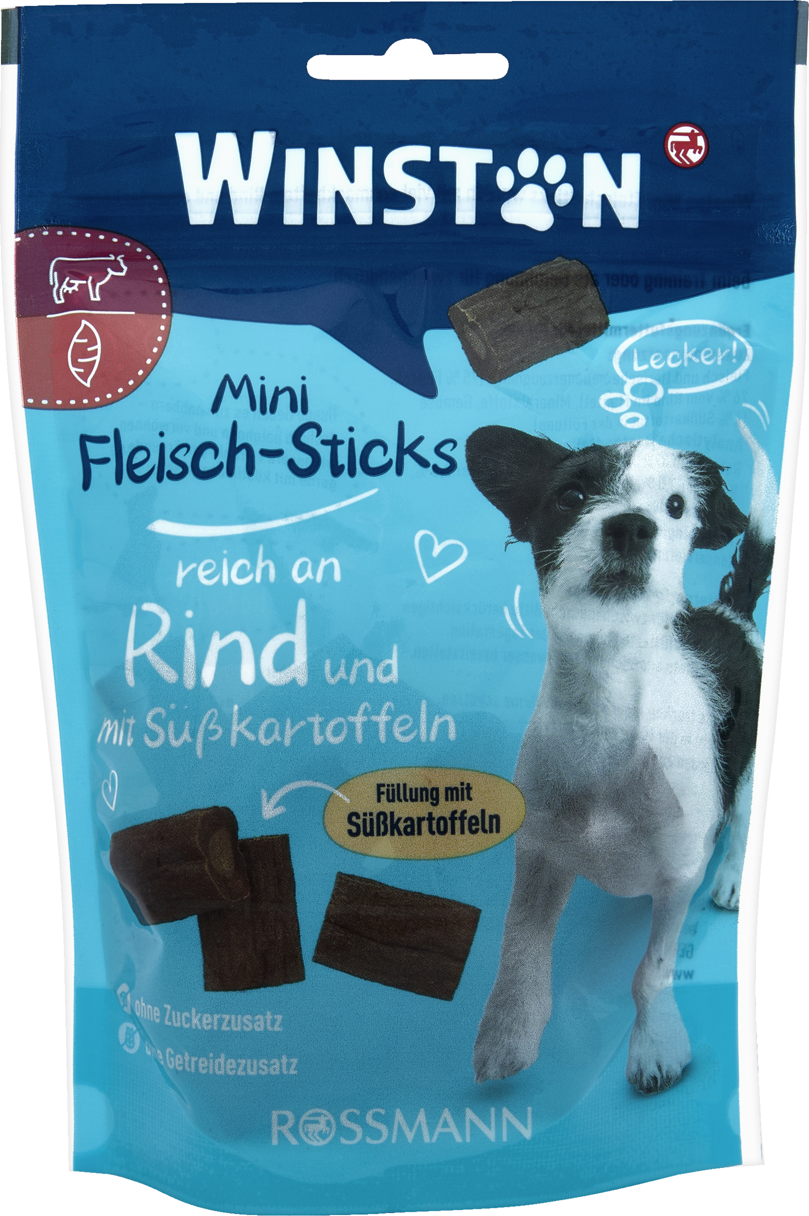 Winston Mini meat sticks beef & sweet potatoes
