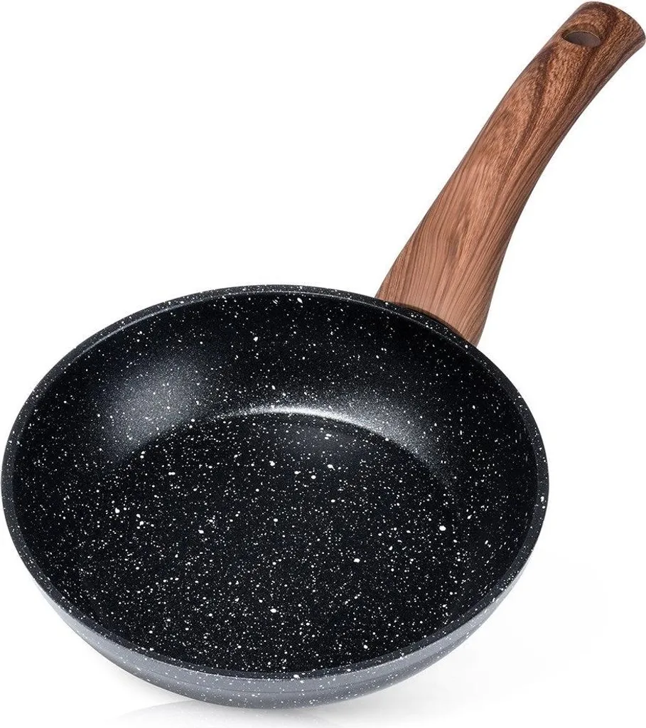 Vilde Mini Granite Pan 16Cm Black&Wood 199058