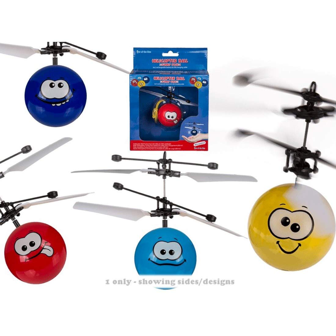 Mini-Heli Funny Face, Assorted 160