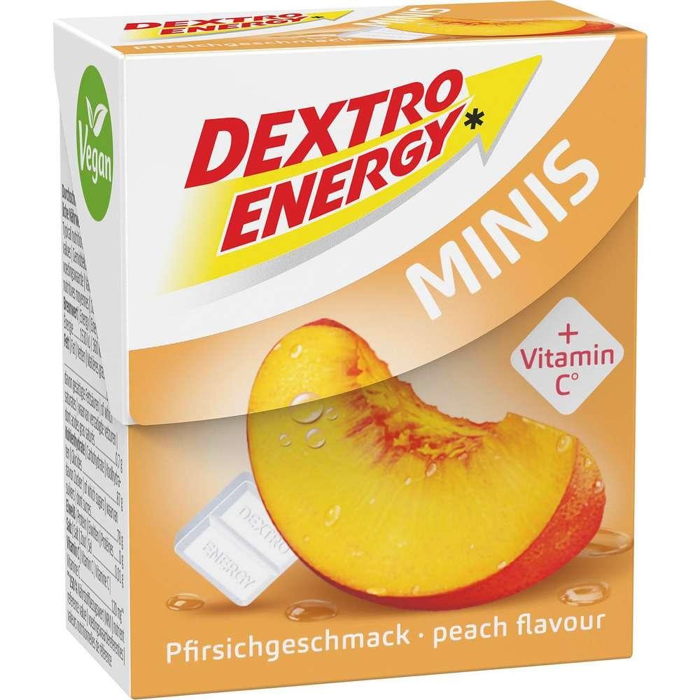 Dextro Mini glucose tablets, peach