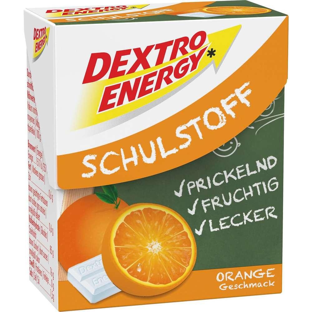 Dextro Mini glucose tablets school supplies, orange