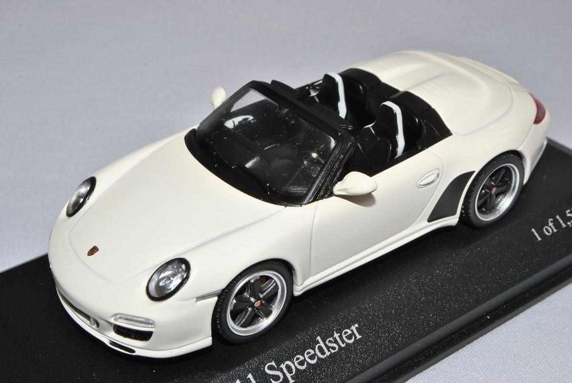 Minichamps Porsche 911 997 II Speedster Convertible White 2004-2012 1/43 Model Car