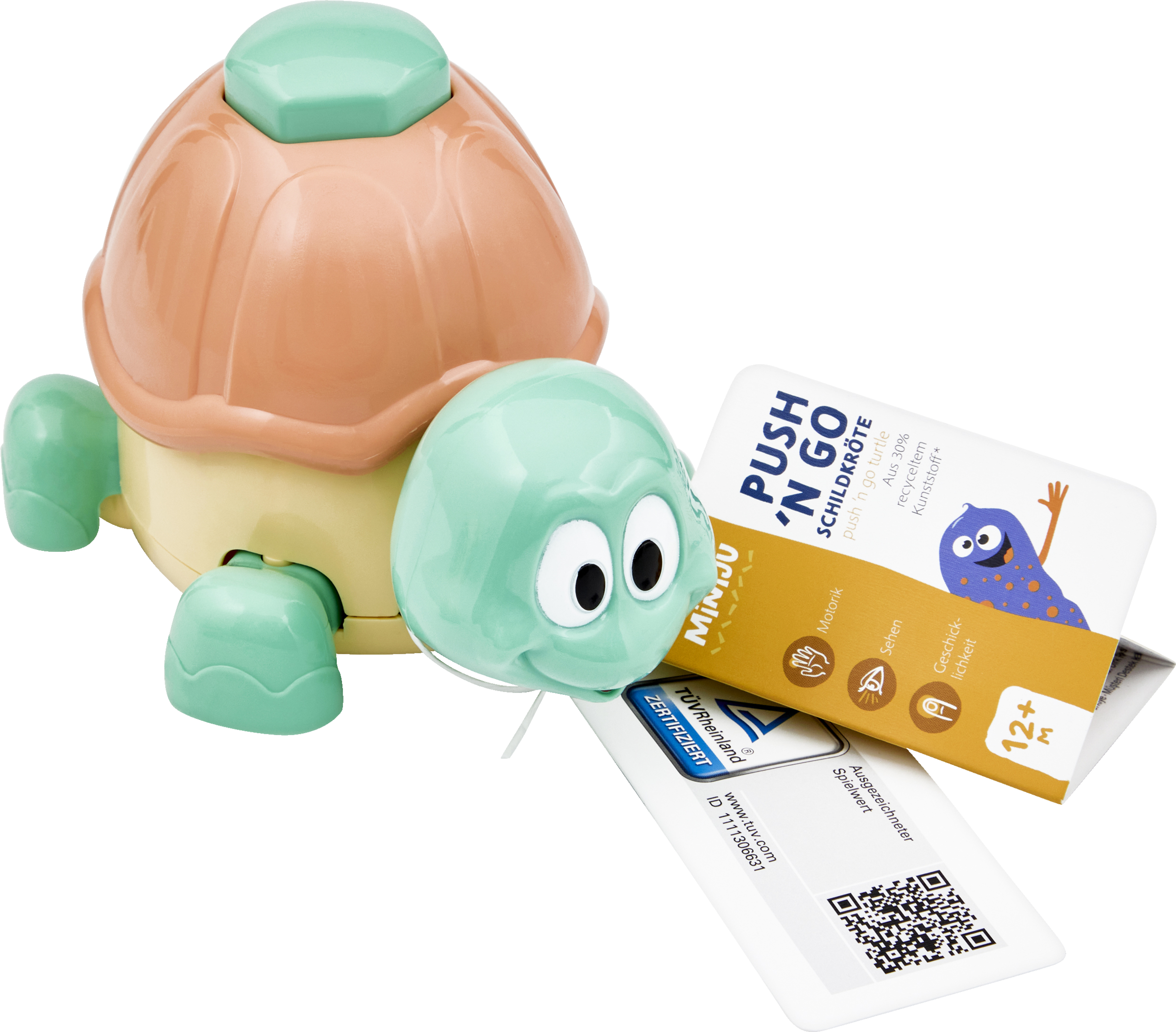 Miniju running turtle