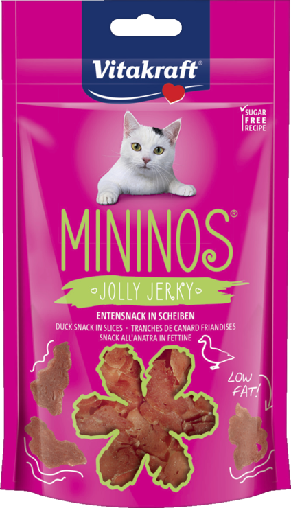 Vitakraft Mininos Jolly Jerky Duck Snack in Slices