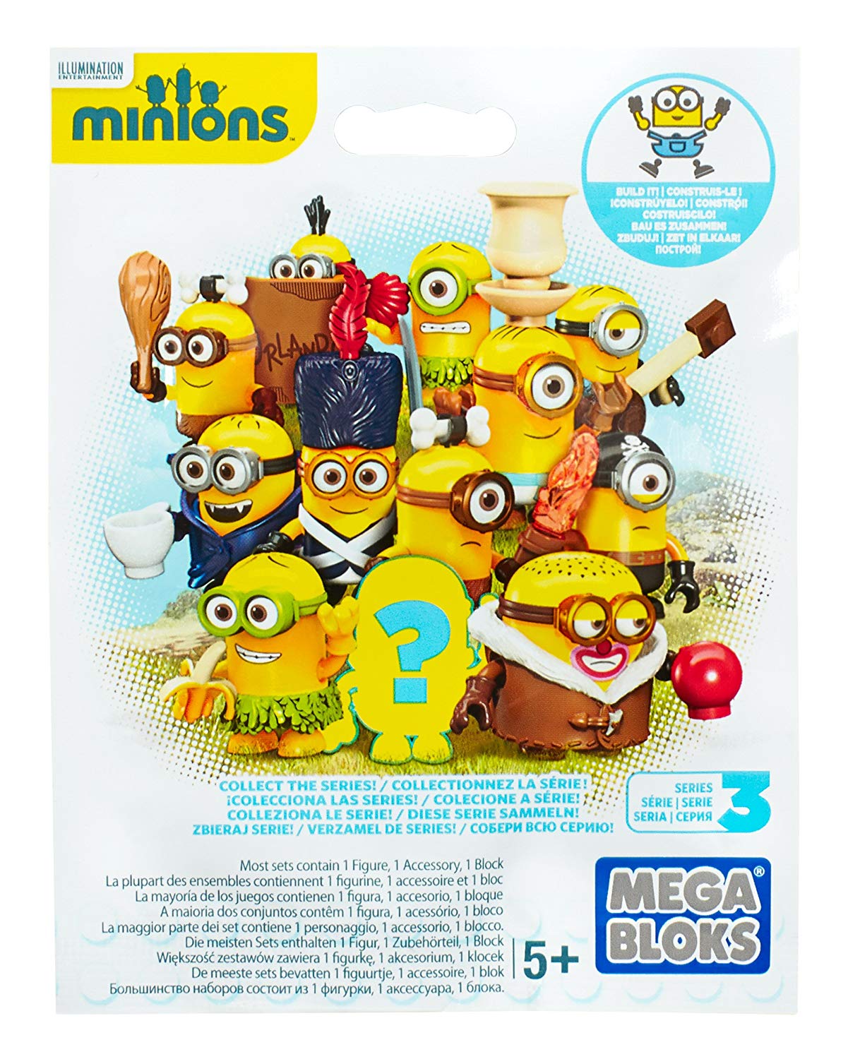 Mega Bloks Minions Blind Box Buildable Minions Series Assort A