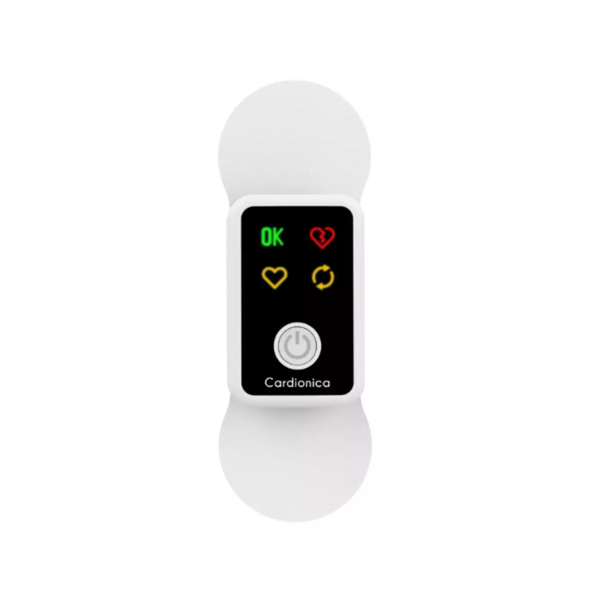 MIR Cardionica Portable 1-lead ECG  L 5.7 x W 3.7 x H 1.5 cm