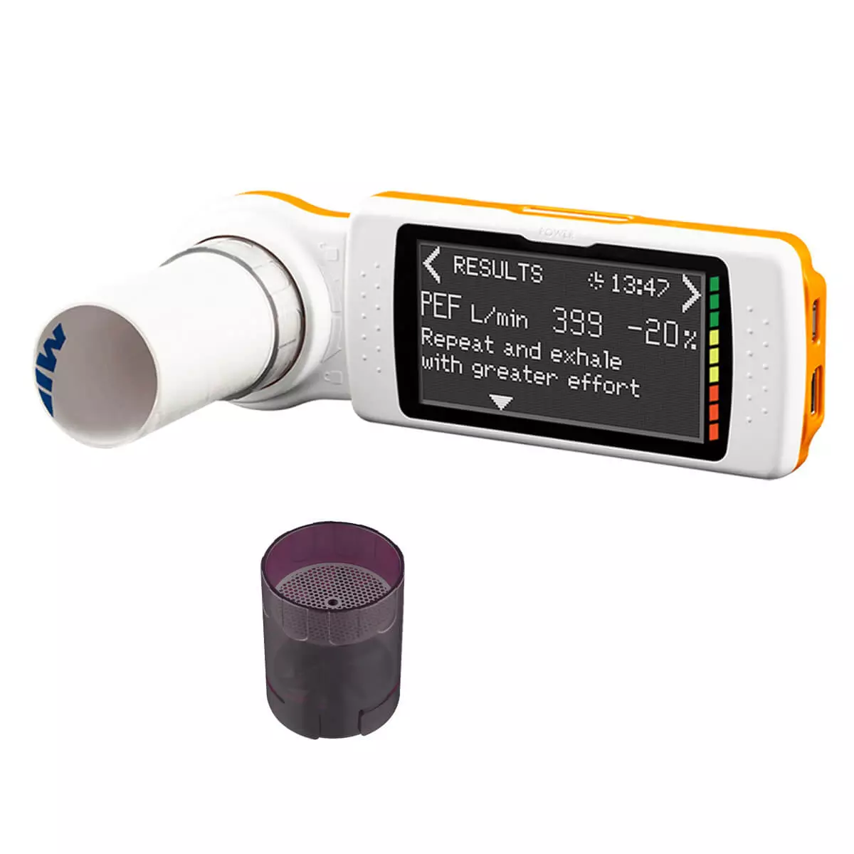 MIR Spirodoc spirometer with reusable turbine