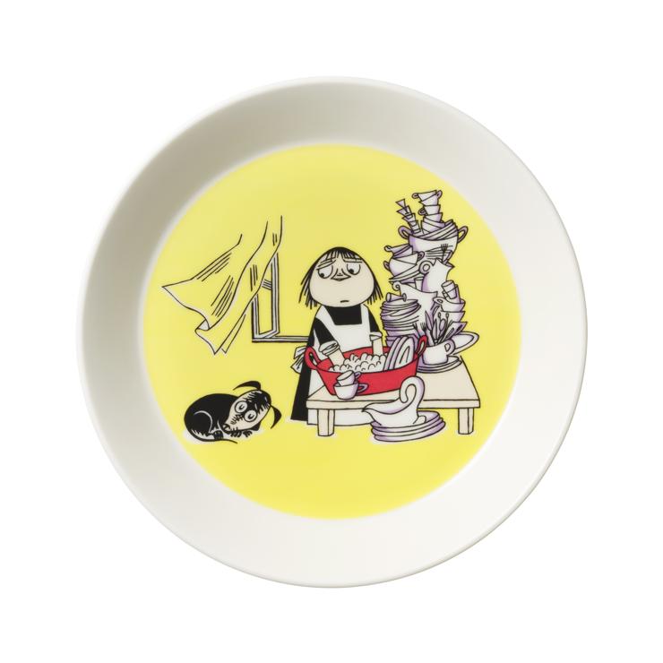 arabia Misabel Mumin Yellow Plate