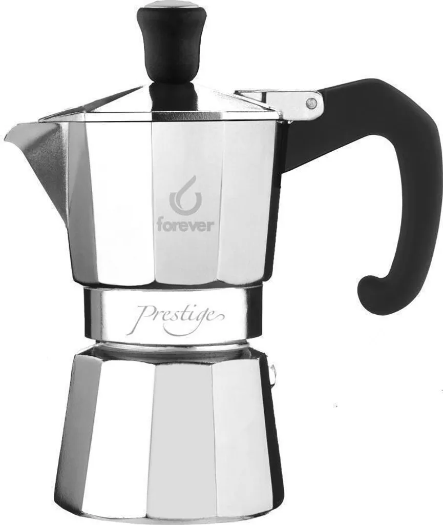 KAUFGUT Miss Moka Prestige Forever Aluminum Coffee Maker - 6 Cups
