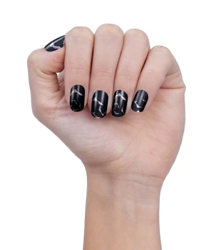 Miss Sophie UV Gel Wraps Black Bats