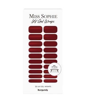 Miss Sophie UV Gel Wraps Burgundy