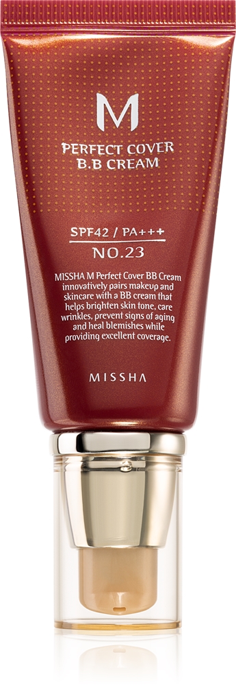 Missha M Perfect Cover BB Cream high UV protection