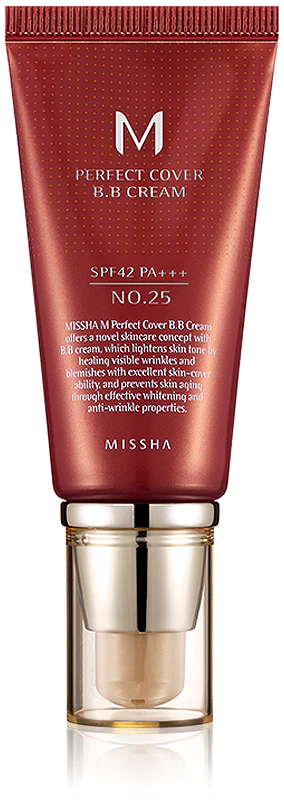 Missha M Perfect Cover BB Cream high UV protection