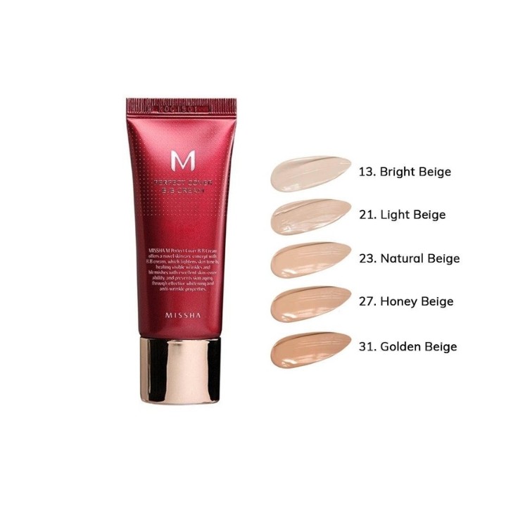 Missha M Perfect Cover Krem BB /27/ Honey Beige SPF42 20 ml