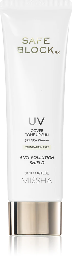 Missha Safe Block RX Cover Tone Up Sun mineralizing protective cream for the face and sensitive areas SPF 50+