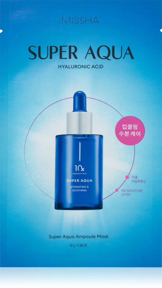 Missha Super Aqua 10 Hyaluronic Acid Moisturizing Sheet Mask