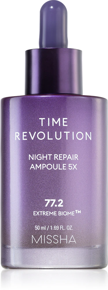 Missha Time Revolution Night Repair Ampoule intensive night care with anti-wrinkle effect