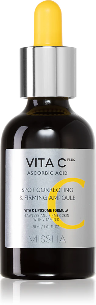 Missha Vita C Plus Antioxidant firming facial skin serum against pigment spots