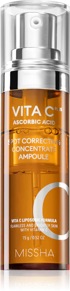 Missha Vita C Plus Brightening serum with vitamin C to combat pigment spots