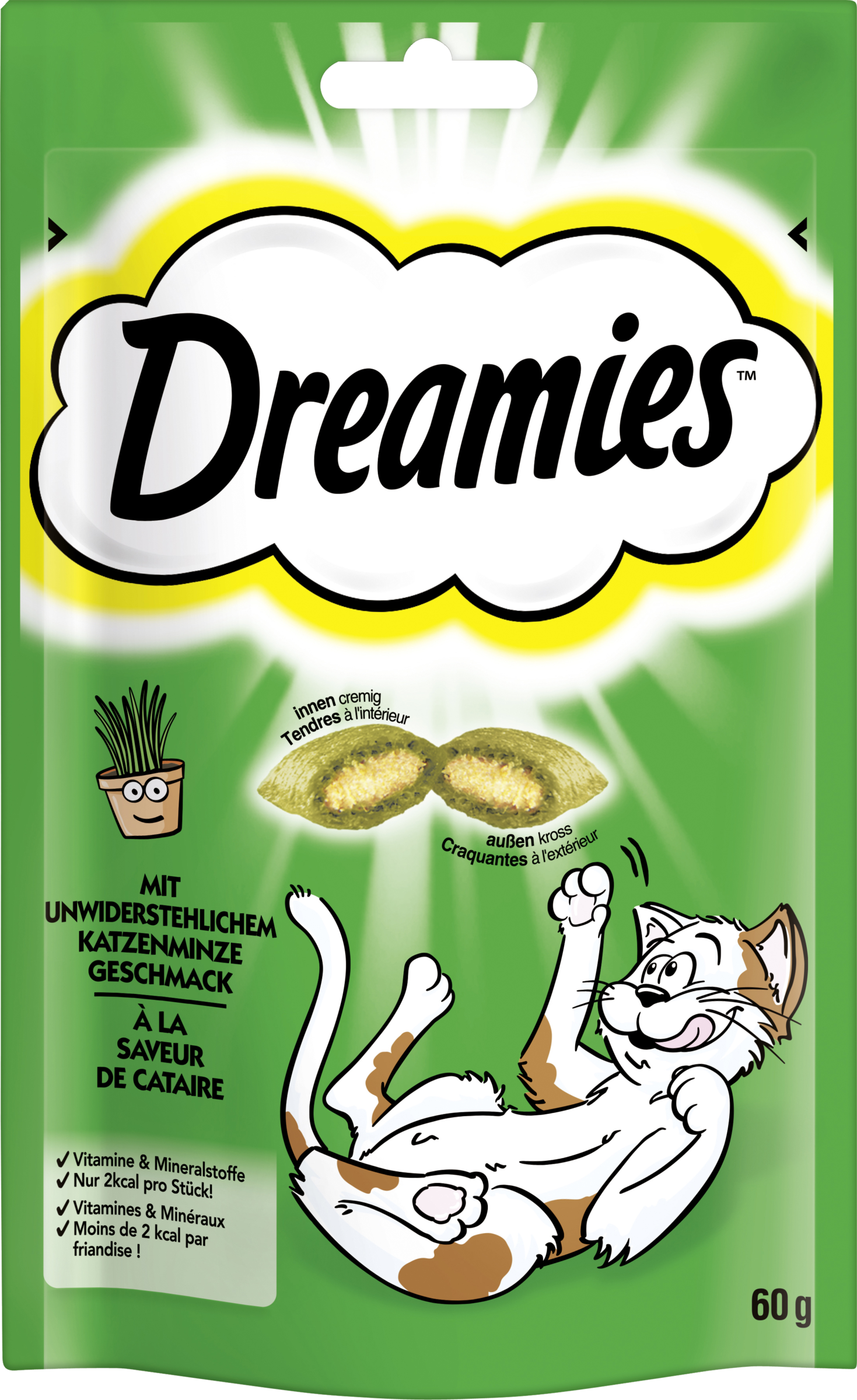 Dreamies With irresistible catnint taste