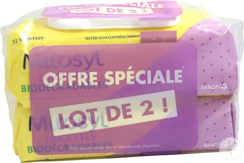 Mitosyl wet wipes 2x60 pieces