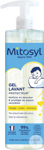 Mitosyl Wash Gel for Babies and Children from Birth, 490ml Bottle