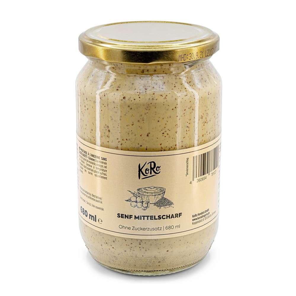 KoRo Medium-hot mustard with no added sugar
