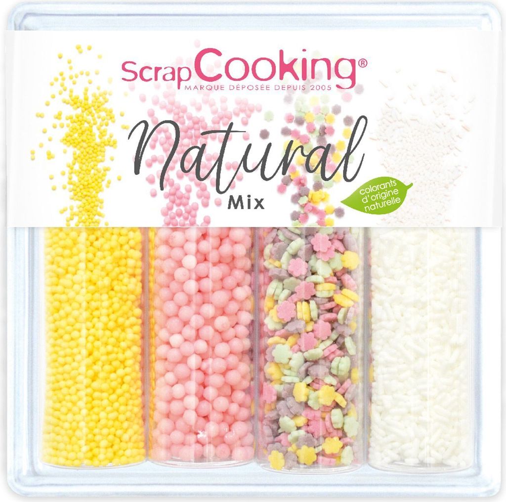 ScrapCooking A mix of sweet decorations - natural color tones
