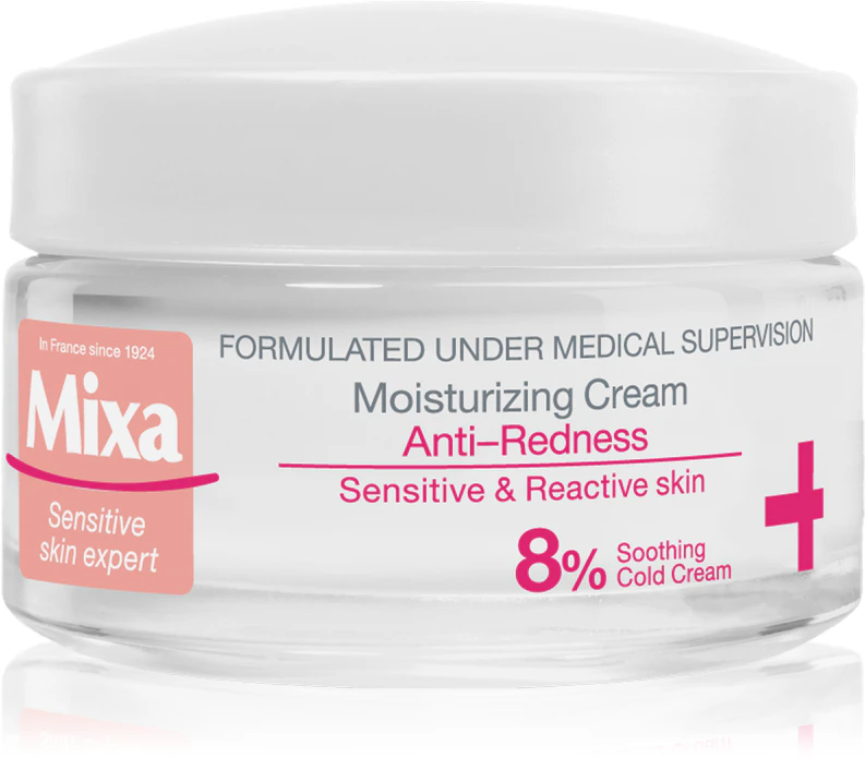MIXA Anti-Redness moisturizer for sensitive skin prone to blushing
