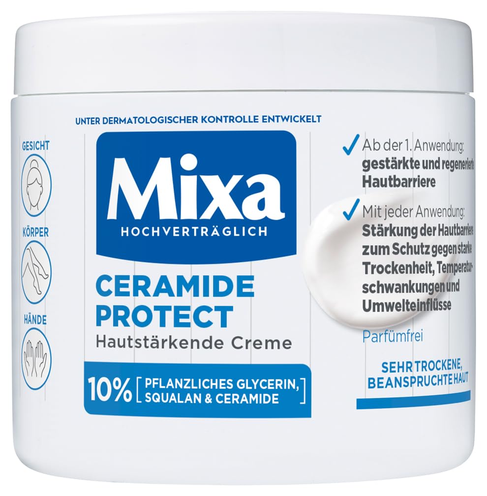 Mixa Ceramide Deep Moisture Skin-Strengthening Cream 400 ml