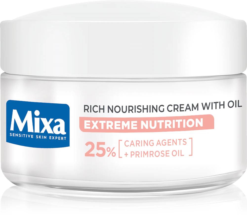 Mixa Extreme Nutrition Rich moisturizing cream with evening primrose oil