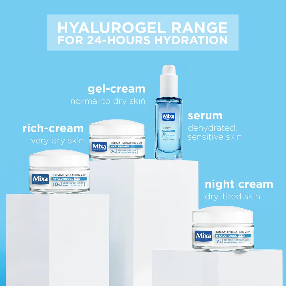 MIXA Hyalurogel Night night cream