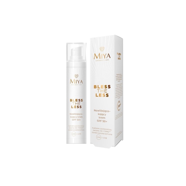 Miya Cosmetics Bless The Less Moisturizing and Soothing Face Cream SPF50+ 50 ml