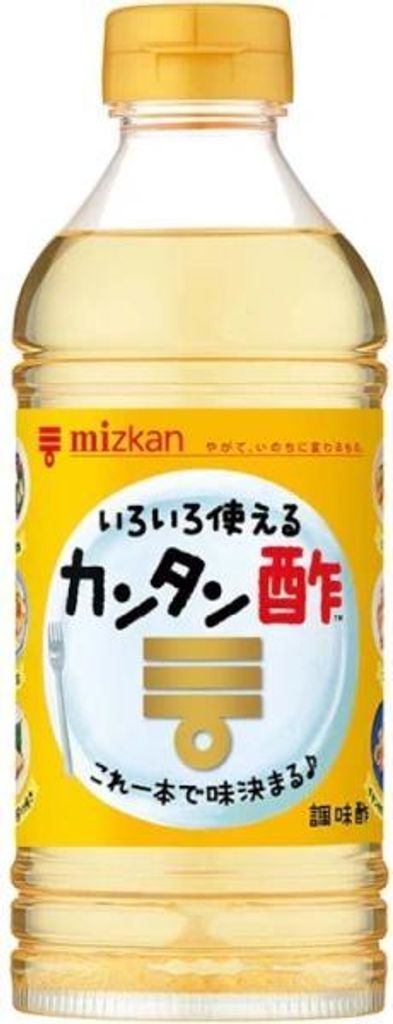 gustiamo Mizkan | Vinegar with Spices Kantan-su - 500 ml - Japanese Flavor - Spicy - Ingredients on Packaging 500 ml