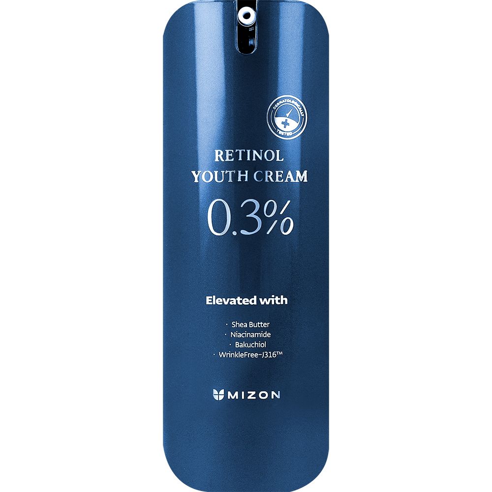 MIZON 0.3% Retinol Youth Cream – anti-aging face cream with retinol & peptides 26 GR
