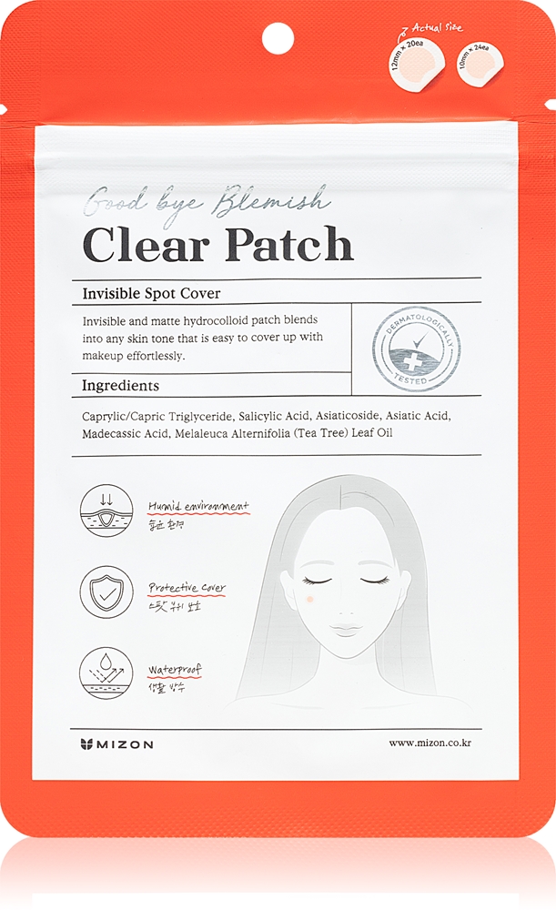Mizon Good Bye Blemish Clear Patch cleansing patch against acne