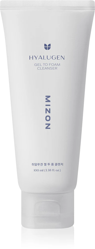 Mizon Hyalugen Gel To Foam Cleanser Cleansing foam gel with moisturizing effect