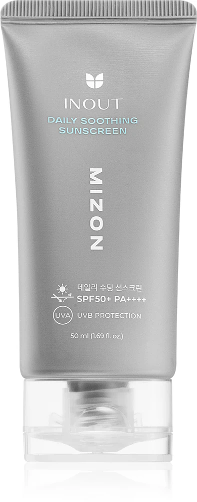 Mizon Inout Daily Soothing Sunscreen ultra-light protective fluid with a calming effect