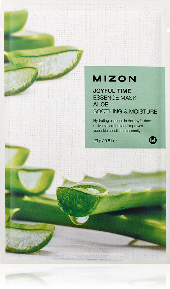 Mizon Joyful Time Aloe cell layer mask with moisturizing and smoothing effects