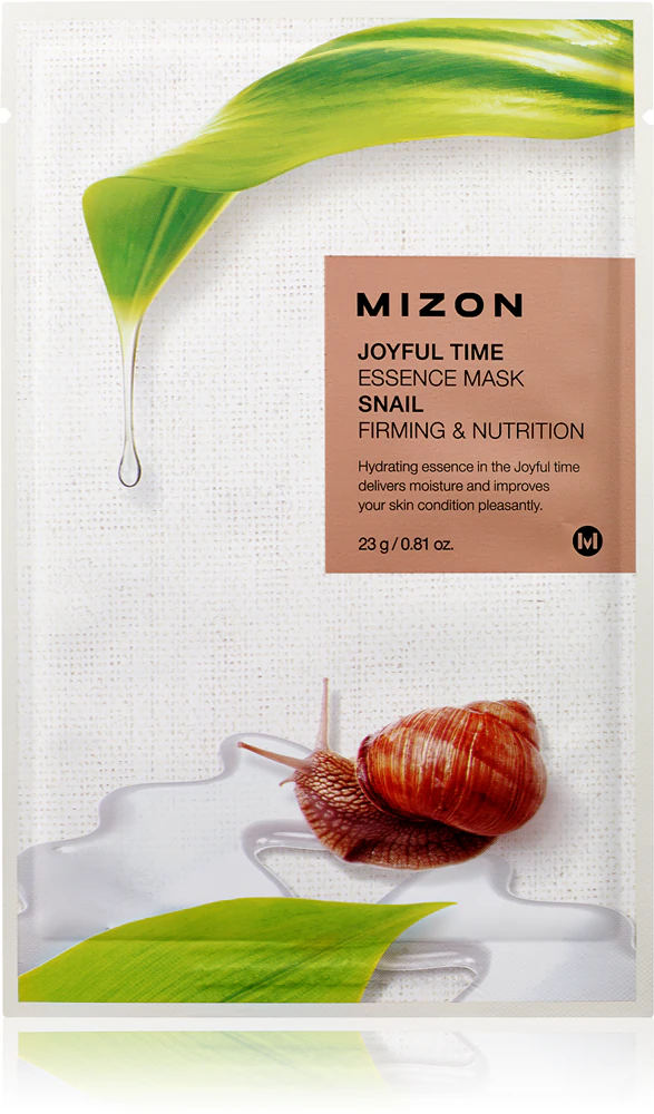 Mizon Joyful Time Snail Nourishing sheet mask with firming effect