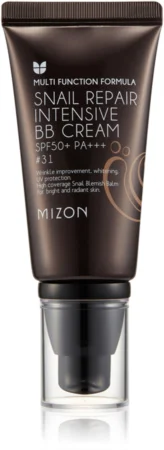 Mizon Multi Function Formula Snail BB Cream with very high UV protection with Snail Extract Farbton #31 Dark Beige 50 ml