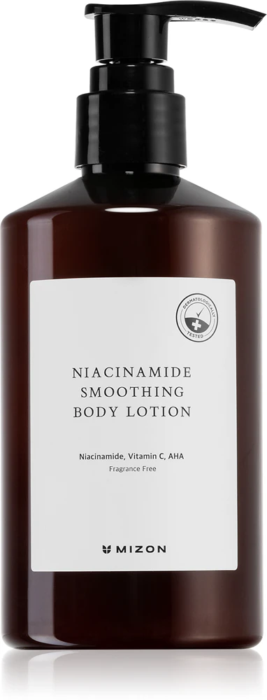 Mizon Niacinamide Smoothing Brightening body lotion with smoothing effect