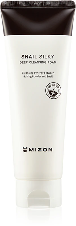 Mizon Snail Silky deep cleansing foam with snail extract