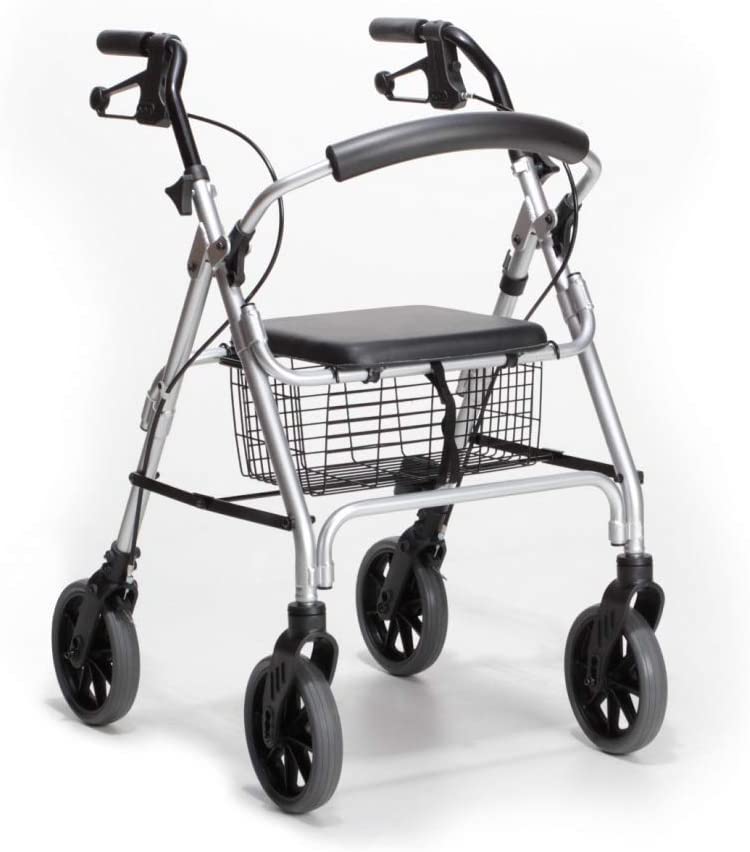Dietz Ligero Rollator Walking Aid Lightweight 55 x 67 x 81-89.5 cm (W x D x H) Bl