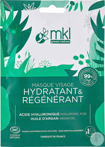 MKL Green Nature MKL face mask regenerating moisturizing 1 piece NF