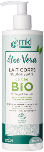 MKL Green Nature Aloe Vera Nourishing Body Milk Organic Pump Bottle 400ml