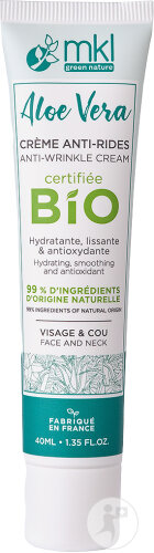 MKL Green Nature Anti-Wrinkle Cream Aloe Vera Organic Tube 40ml