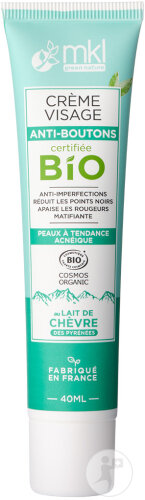 MKL Green Nature Anti-Pimple Face Cream Organic Goat Milk 40ml