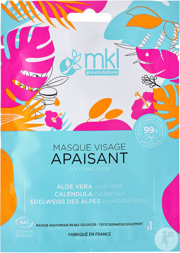 MKL Green Nature Soothing After-Sun Face Mask 1 piece NF