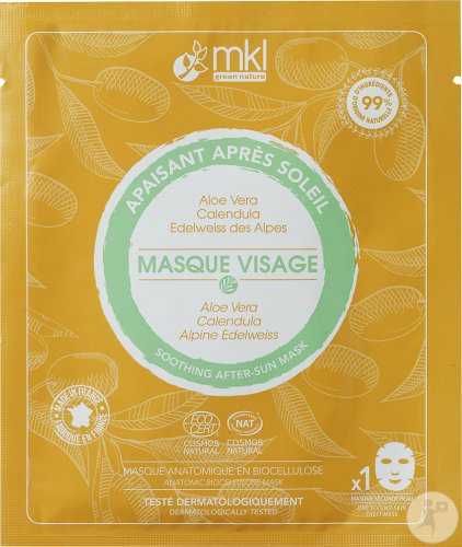 MKL Green Nature Soothing After-Sun Face Mask 1 piece